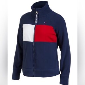 Tommy Hilfiger Sport colorblock fleece jacket Size Large